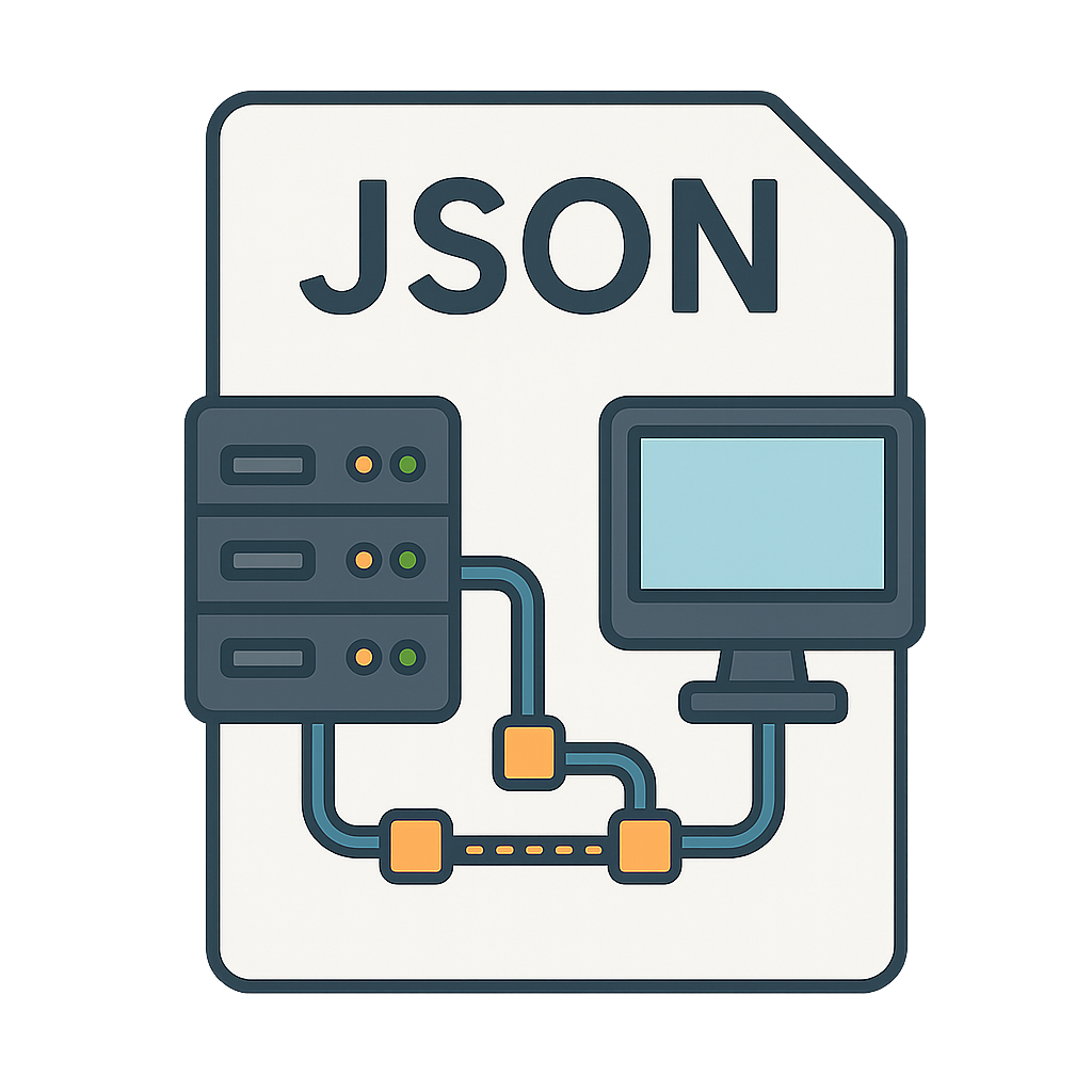 Ikona JSON komunikace